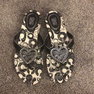 Coach flip flops